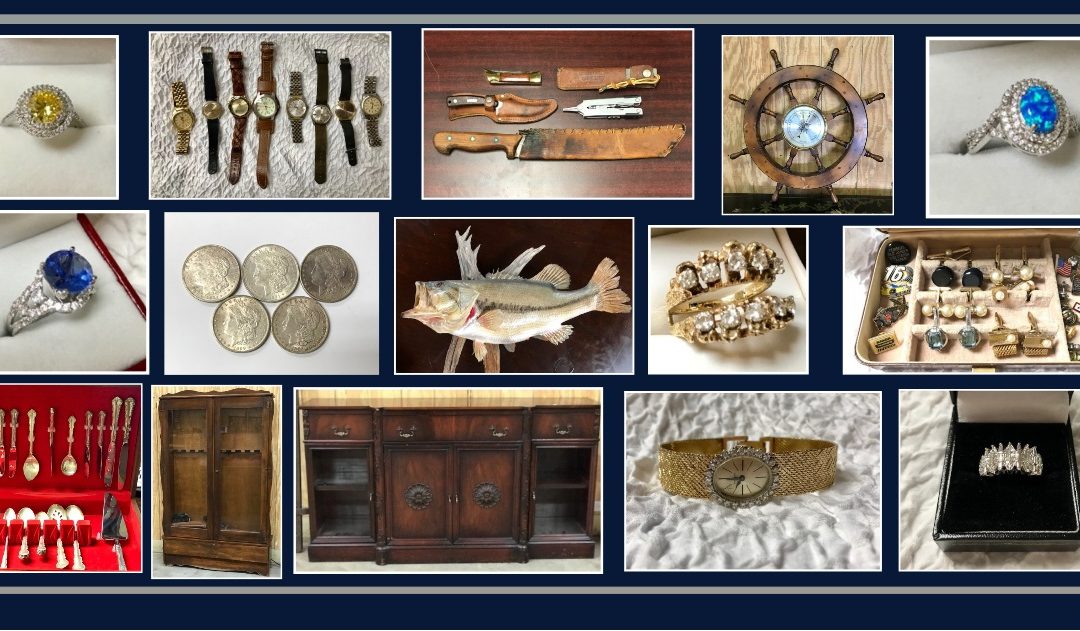 SUNDAY JULY 28TH – New Furniture, Jewelry, Antiques & Estate Auction