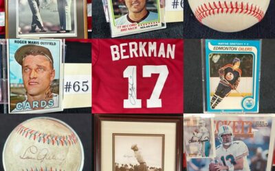 ONLINE – HUGE SPORTS MEMORABILIA COLLECTION STARTS FRIDAY OCTOBER 28TH AT 10AM