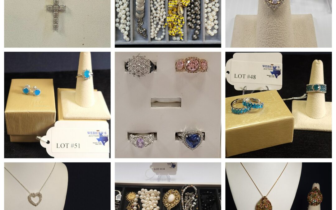 ONLINE – HUGE JEWELRY LIQUIDATION AUCTION   STARTS WEDNESDAY OCTOBER 12TH AT 10AM