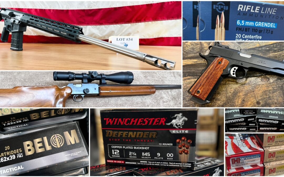 HUGE ONLINE AUCTION – GUNS, AMMO, HUNTING ACCESSORIES & SO MUCH MORE STARTS WEDNESDAY JANUARY 25TH AT 10AM
