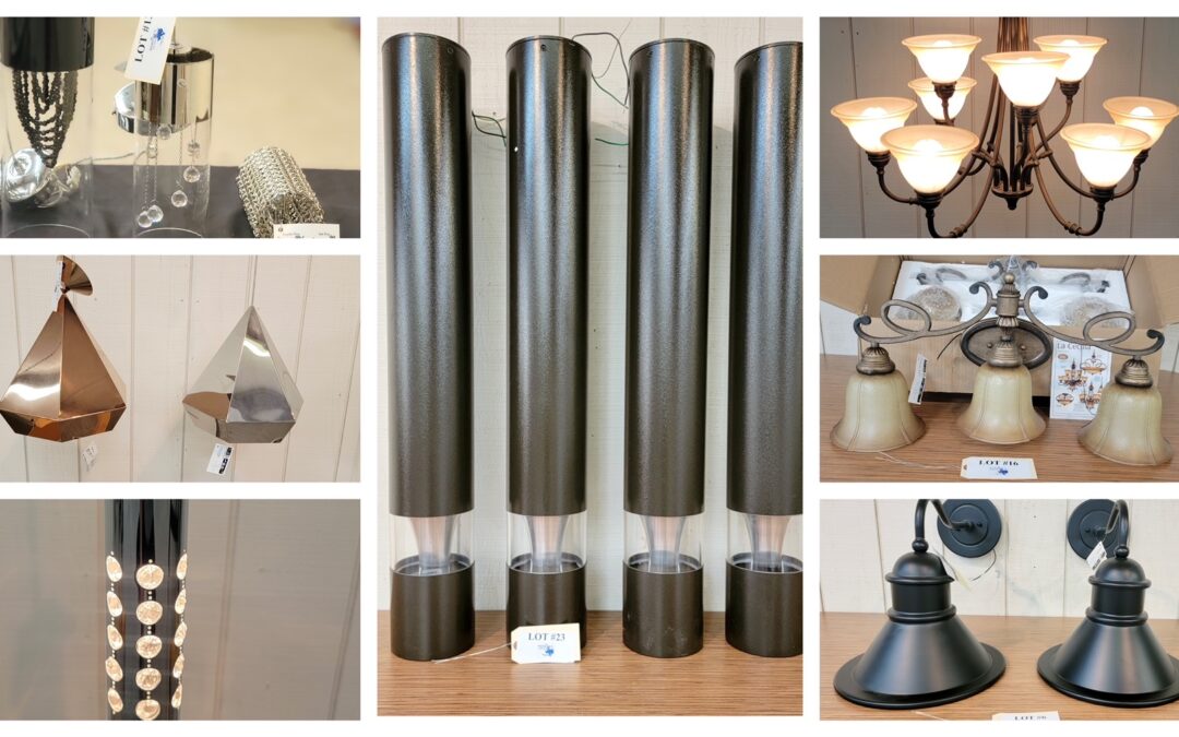 ONLINE AUCTION – HUGE LIGHTING LIQUIDATION STARTS TUESDAY MARCH 14TH AT 10AM