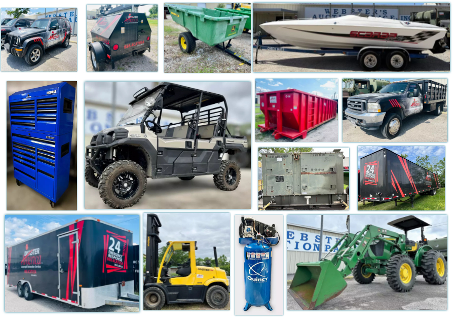 BID NOW – RECEIVERSHIP, BANKRUPTCY & CONSIGNMENT – TRUCKS, TRAILERS, TRACTORS, BOAT, STORAGE CONTAINERS, ATV’S & MORE CLOSES WEDNESDAY JUNE 28TH AT 10AM
