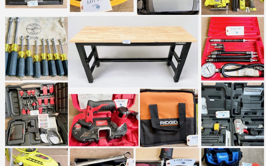 BID NOW – TOOLS, HARDWARE & MORE  CLOSES WEDNESDAY MAY 31ST AT 10AM!
