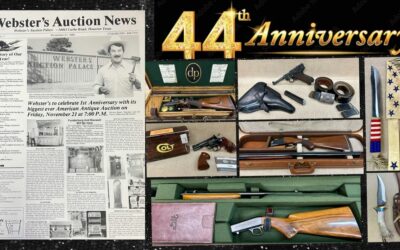 44th ANNIVERSARY AUCTION – FIREARMS, AMMUNITION, NATIVE AMERICAN COLLECTION & MORE STARTS FRIDAY NOVEMBER 24TH AT 10AM