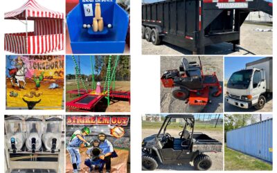 ONLINE BANKRUPTCY AUCTION  – CARNIVAL EQUIPMENT & SUPPLY, TRUCKS, TRAILERS, MOWERS & MORE STARTS WEDNESDAY APRIL 3RD AT 10AM