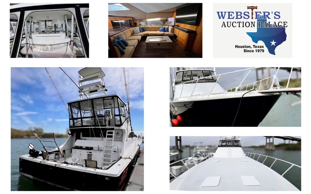 COURT- ORDERED ONLINE AUCTION  INFINITY 70’ CONVERTIBLE SPORT FISHING VESSEL STARTS WEDNESDAY APRIL 17TH AT 10AM