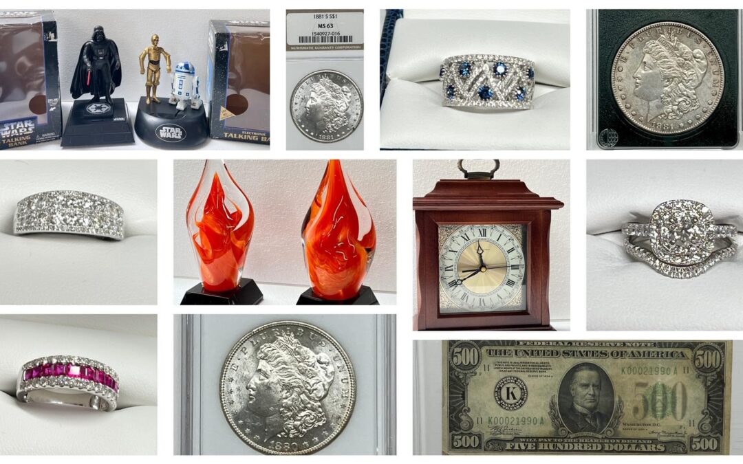 ONLINE AUCTION – ESTATE JEWELRY, MULTIPLE COIN COLLECTIONS, VINTAGE MEMORABILIA & MORE